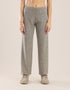 Straight leg pants in ribbed tricot